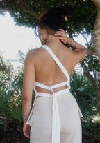 Bimini Wide Leg Linen Pants