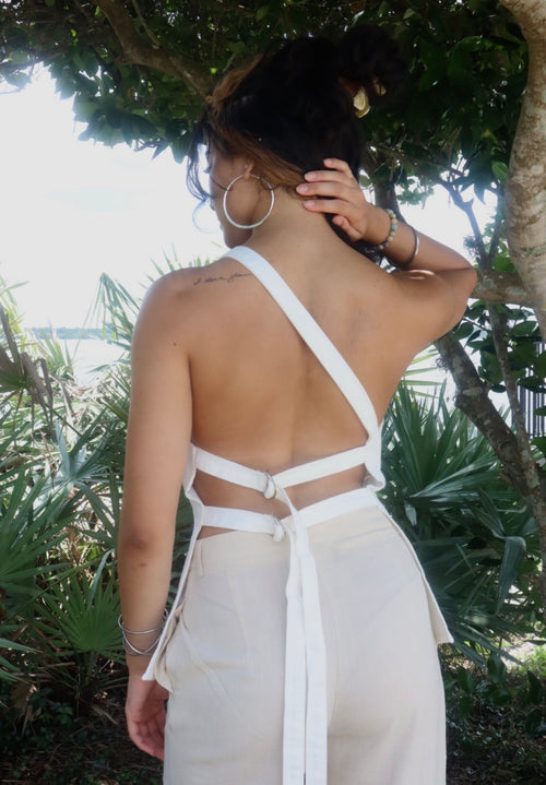 Bimini Wide Leg Linen Pants