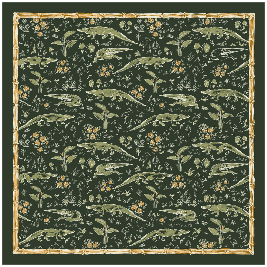 Florida Girl’s Best friend Cotton Bandana Green