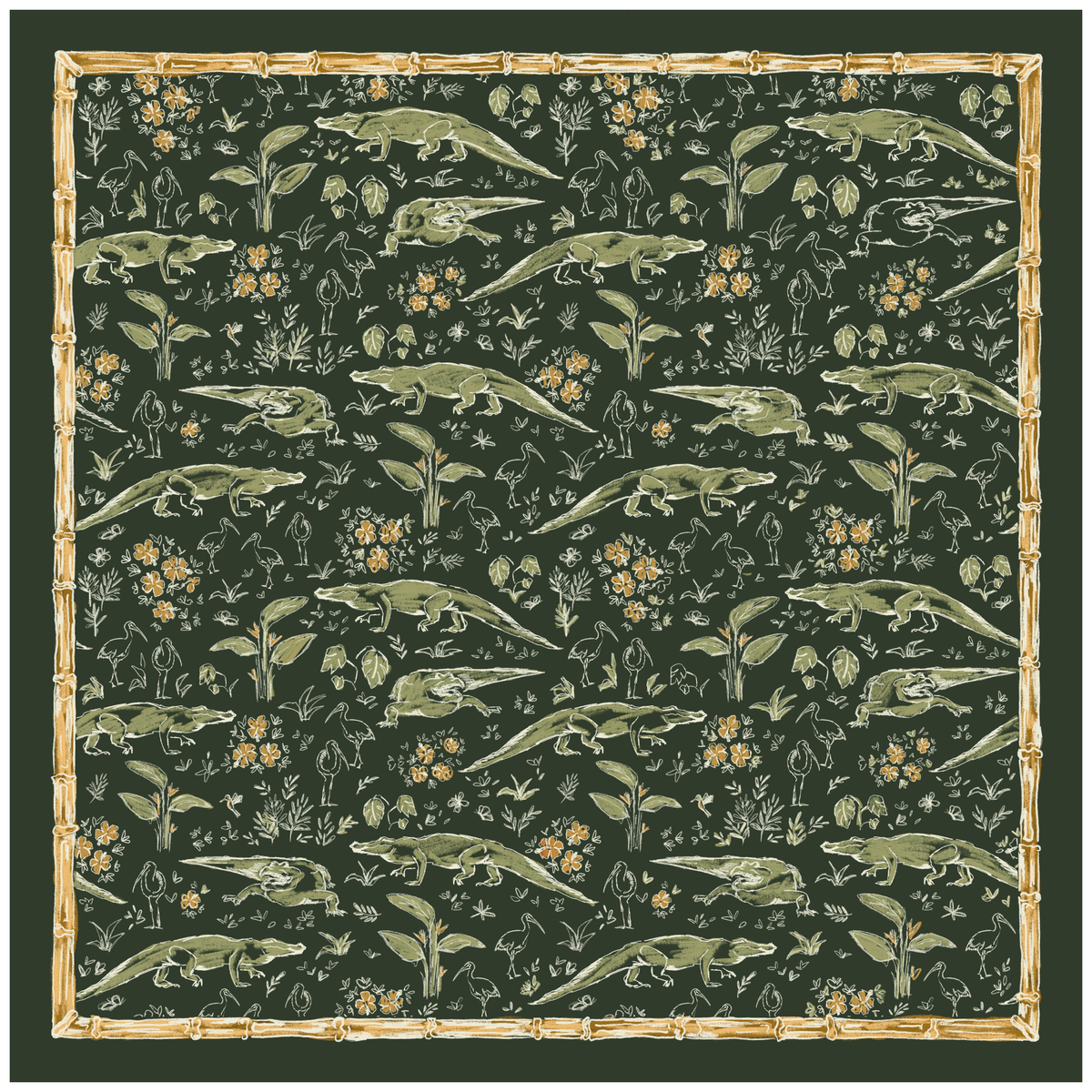 Florida Girl’s Best friend Cotton Bandana Green