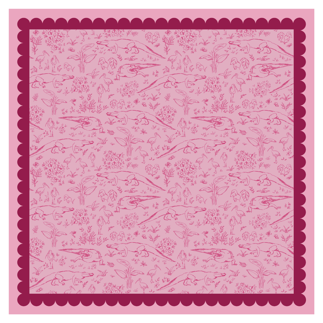 Florida Girl’s Best friend Cotton Bandana Pink | PRE ORDER