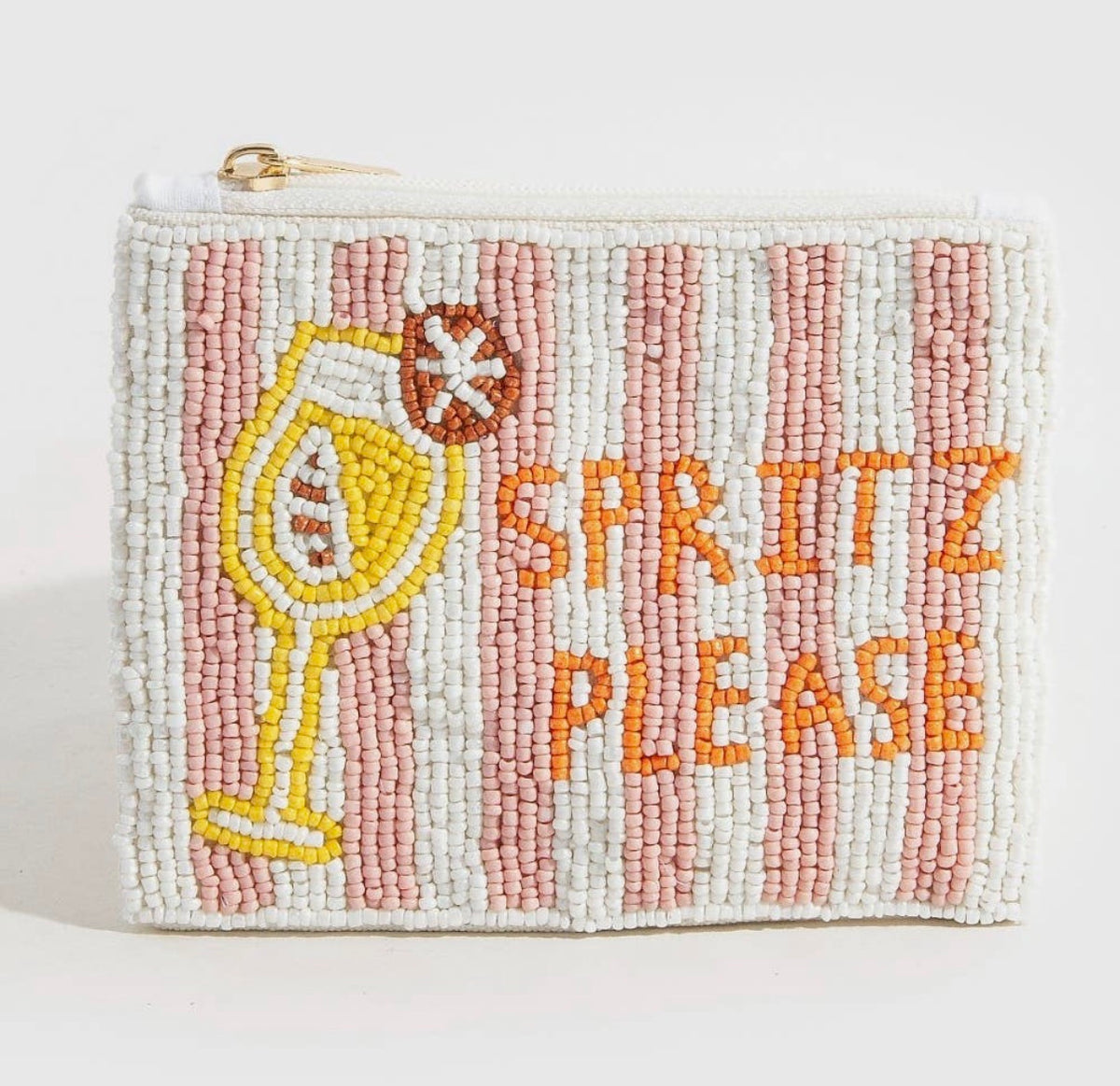 Brielle Spritz Beaded Coin Purse