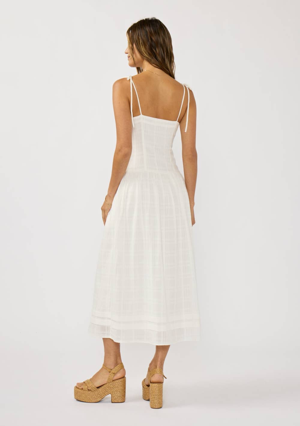 Caroline Drop Waist Midi Dress